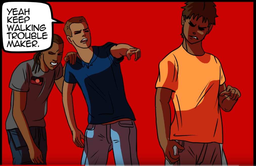 The interactive app helps youth make decisions about how to respond to bullying