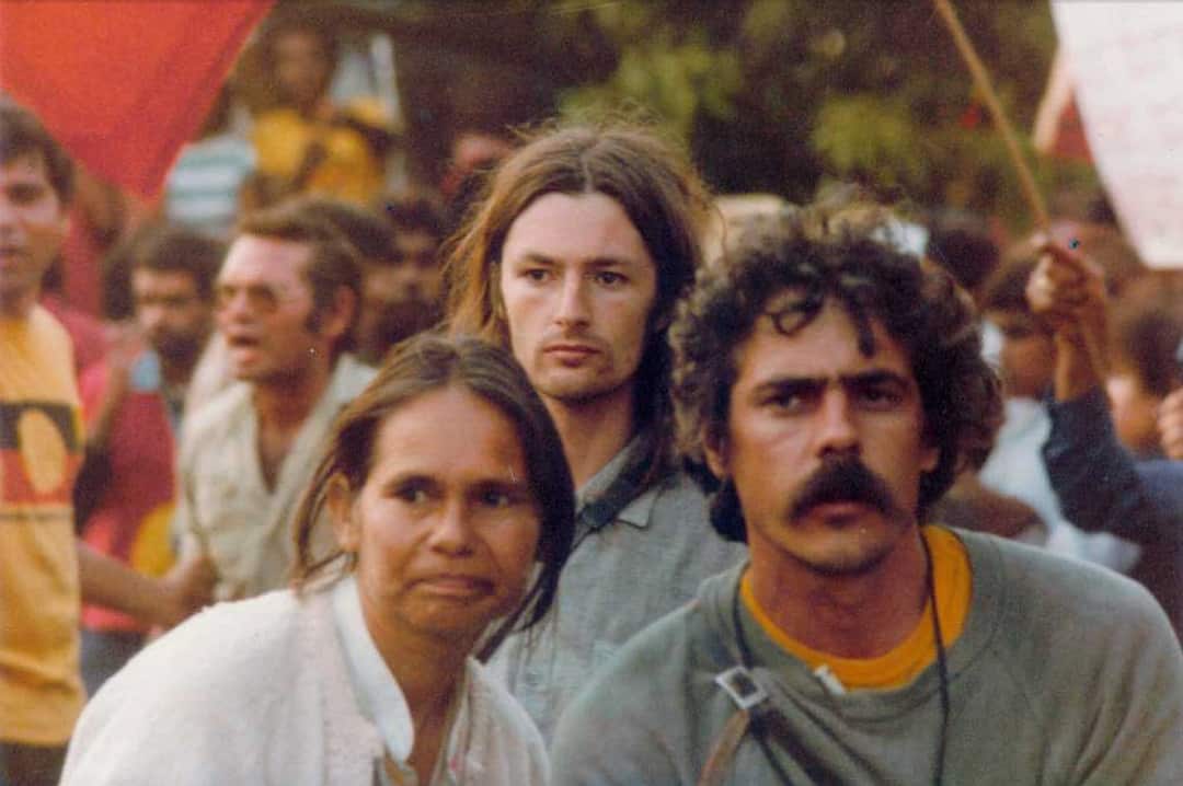 Director Madeline McGrady (left) with Fabio Cavadini (cinematographer).