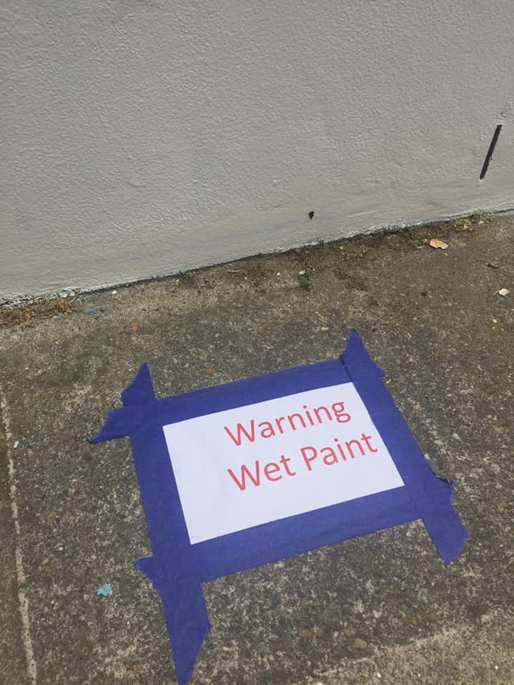 wet paint