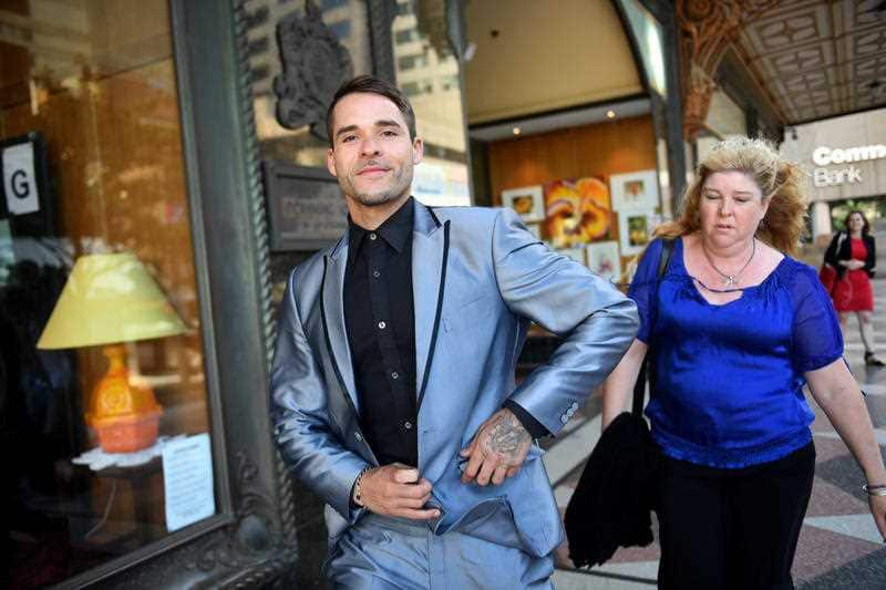Corey Barker leaves the Downing Centre District Court in Sydney, Thursday, Nov. 17, 2016.