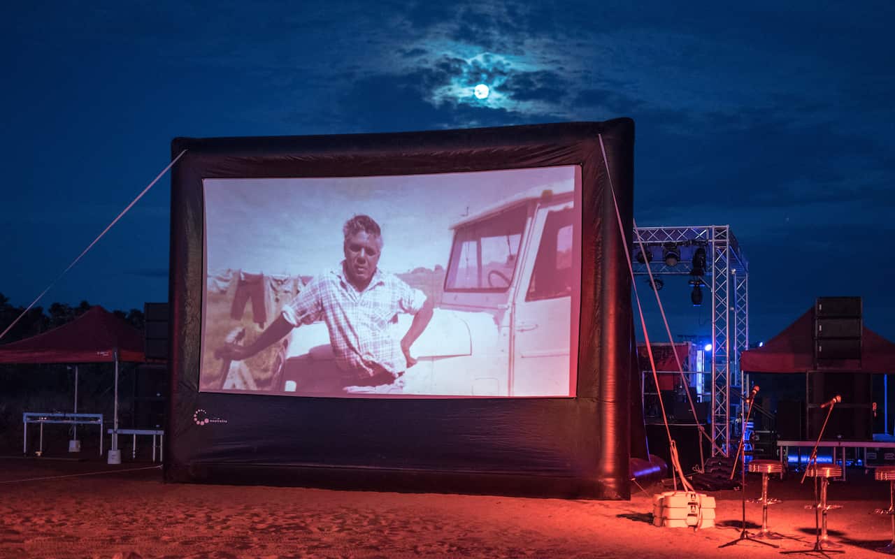 Open air cinema