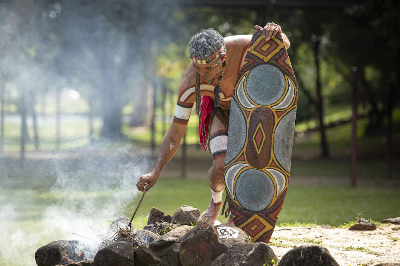 Tjapukai performer