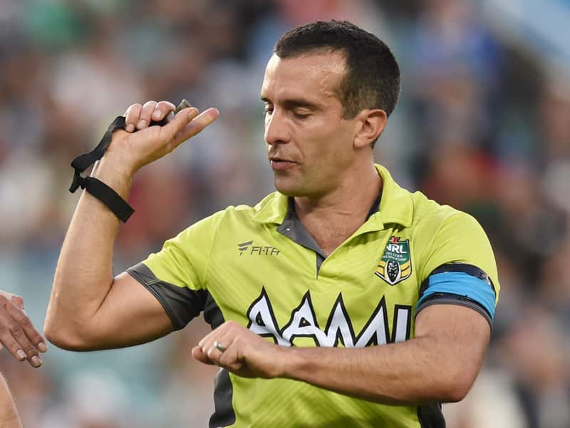 NRL referee Matt Cecchin