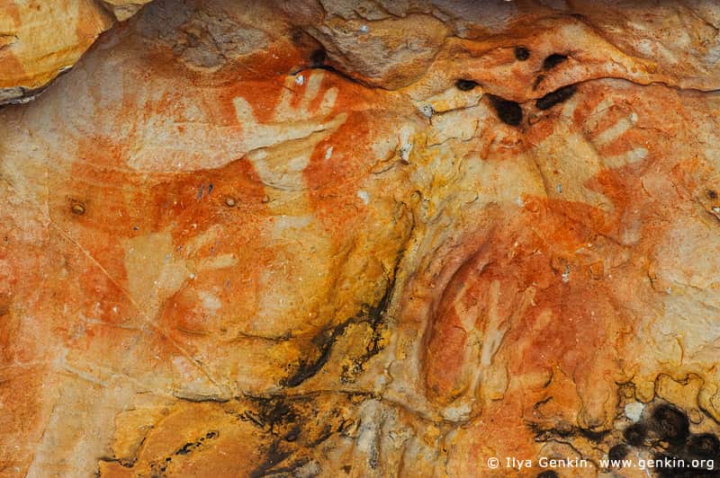 Aboriginal rock art, Grampians National Park, Victoria, Australia