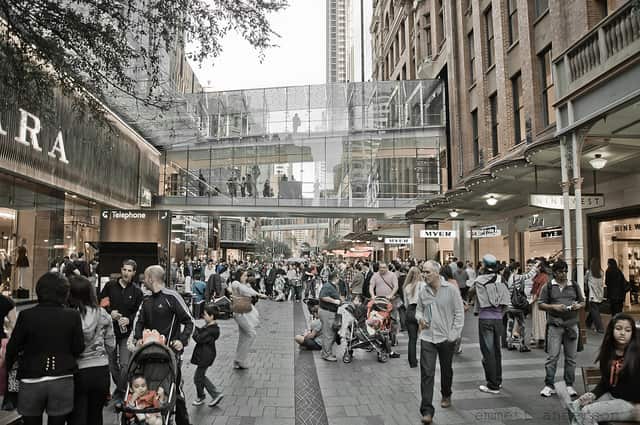 Pitt Street Mall Sydney 