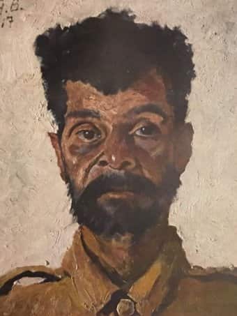 The 1920s print of the original painting discovered by Andrew McIntosh on Ebay in Germany.
