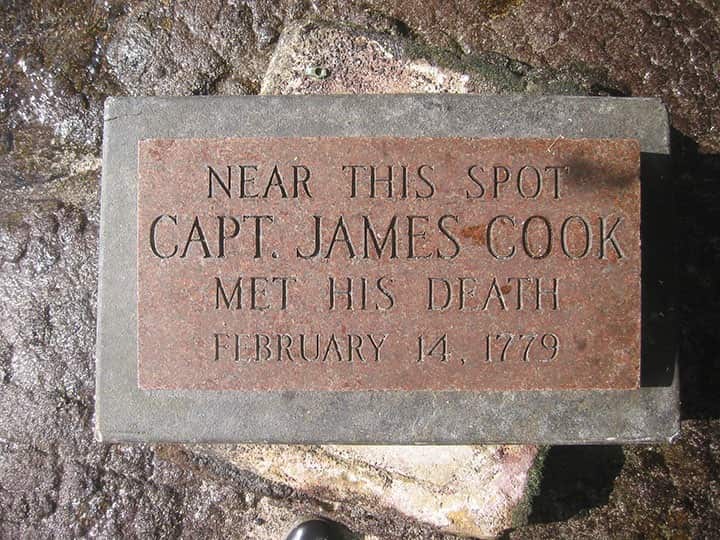 Captain Cook monument on the Big Island 