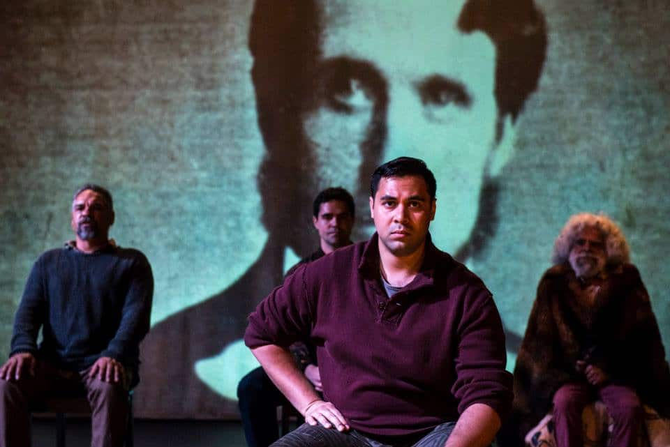 Actor & Comedian Bjorn Stewart on stage at Belvoir St Theatre