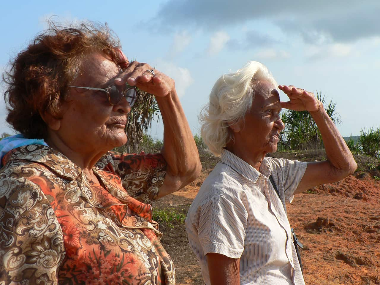 Netta Cahill and Alice Briston on Croker Island 