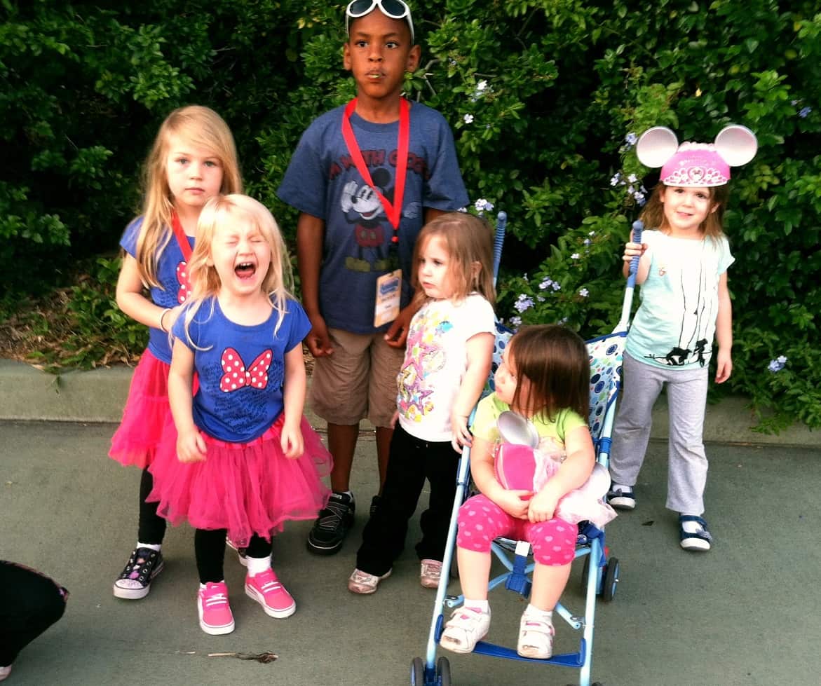 Kids Crying at Disneyland