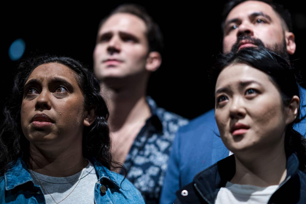 CURSED! Chenoa Deemal, Alex Stylianou, Shirong Wu and Bjorn Stewart photo by Luke Currie-Richardson 