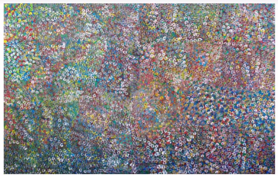 Kngwarreye painting breaks own record after selling for $2.1 million