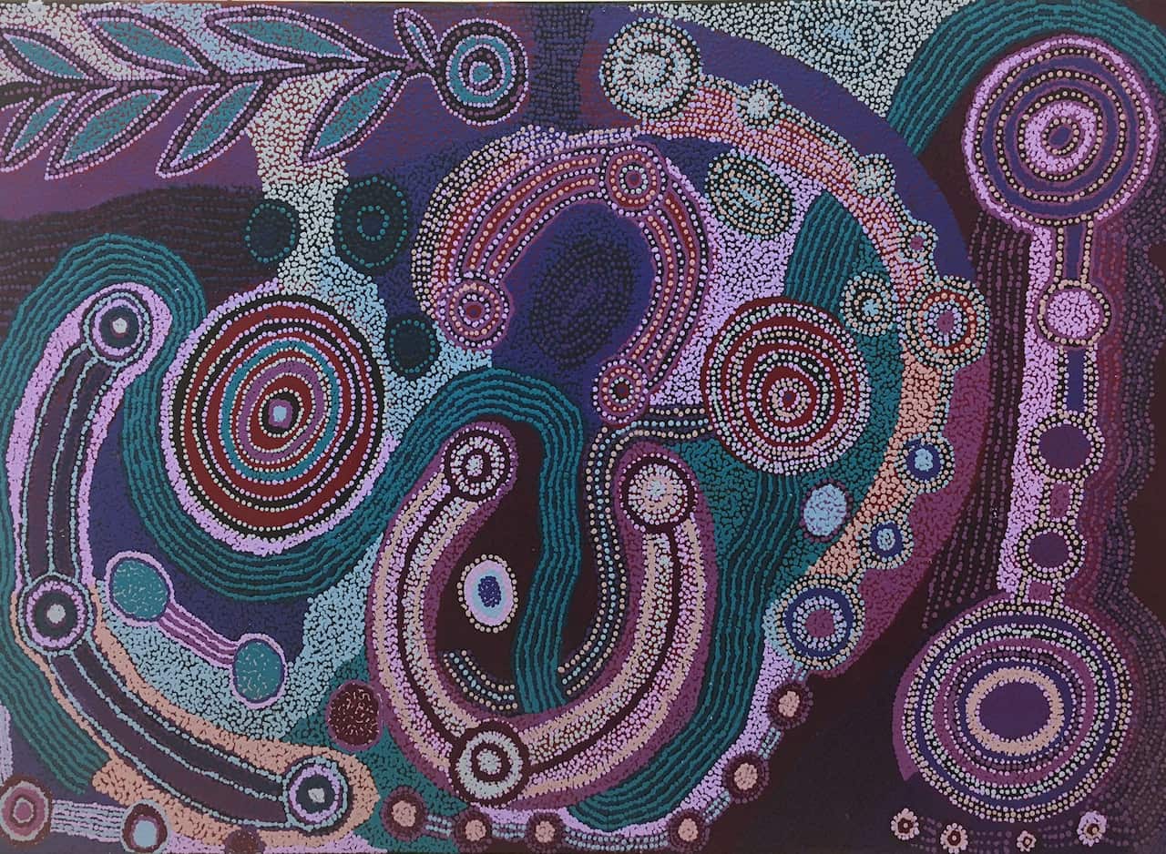 Ernabella Artists Collaborative work 'Minyma Kutjara Near Ernabella'