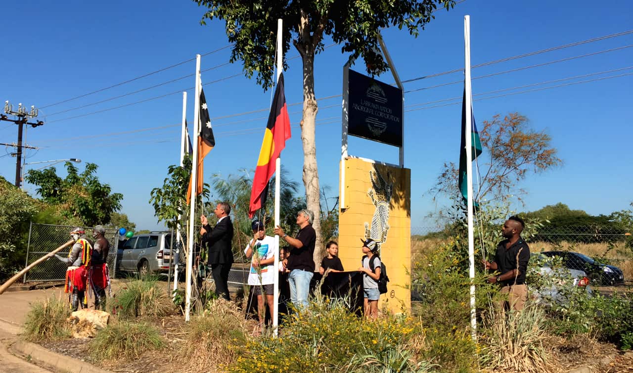 NAIDOC Week 2016 Adam Giles flag-raising