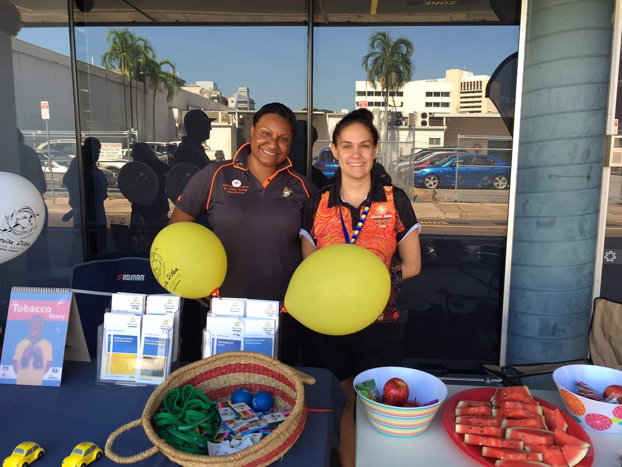 Danila Dilba Health Service workers during NAIDOC Week 2016 in Darwin. 