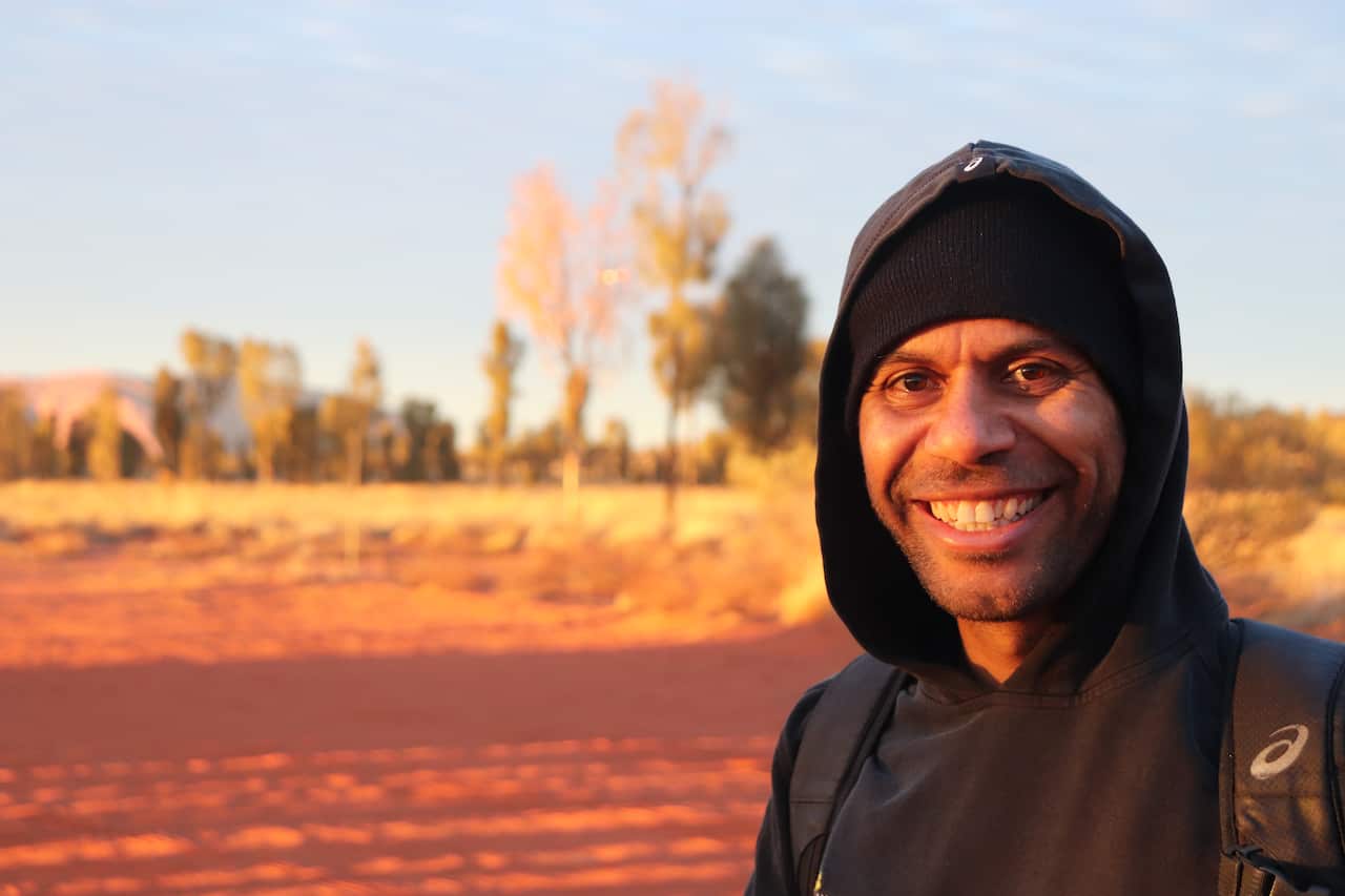 Charlie Maher mentored Kaiya O’Brien and the other Port Macquarie runners on their journey to the heart of Australia. 