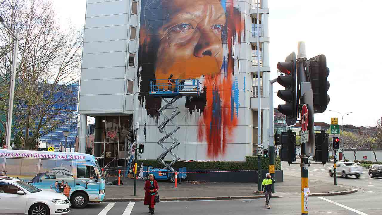 The 'making-of' Inspirational Jenny Munro Mural Is Now On Video 