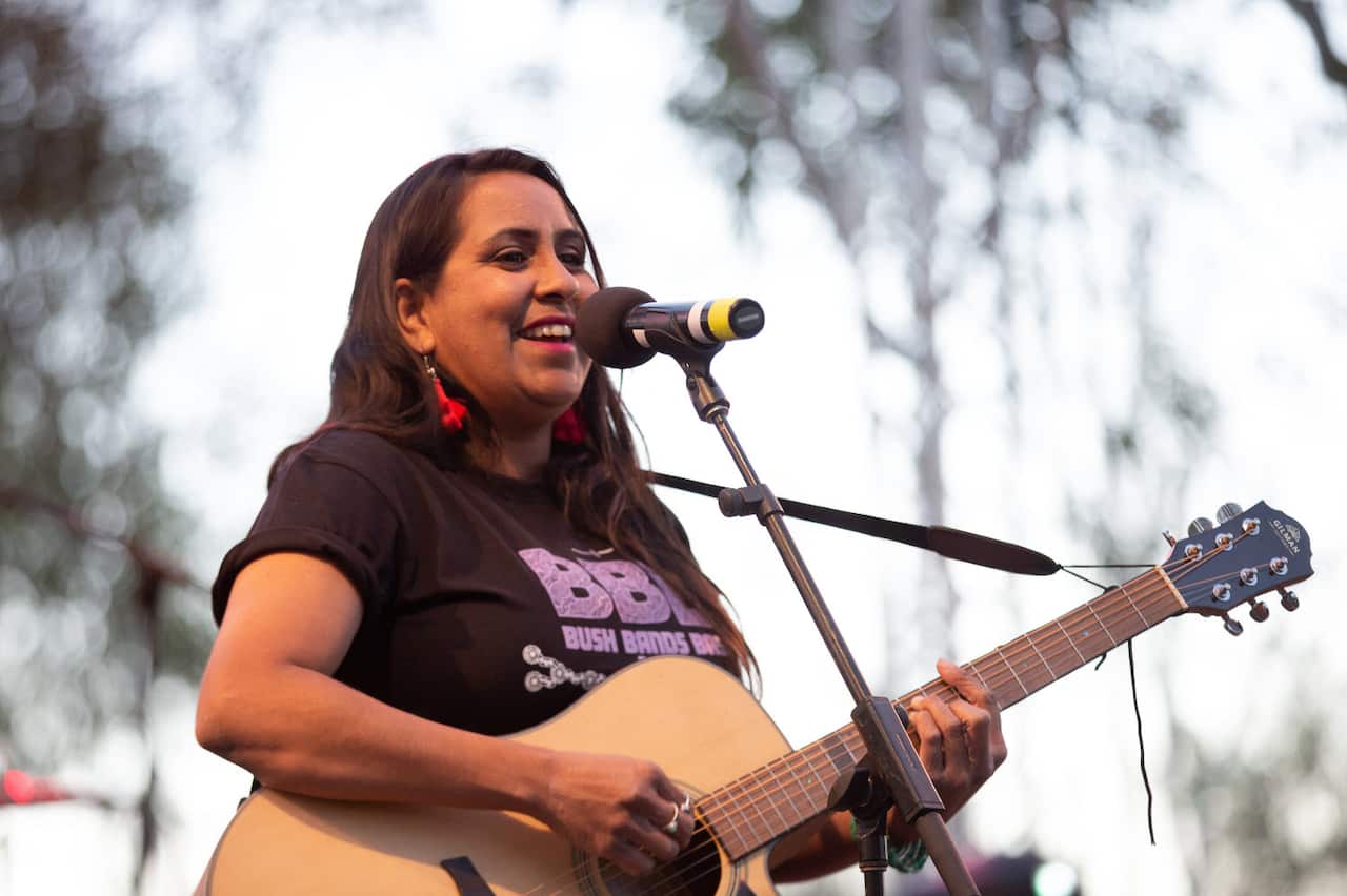 Jess Grainer at Bush Bands Bash