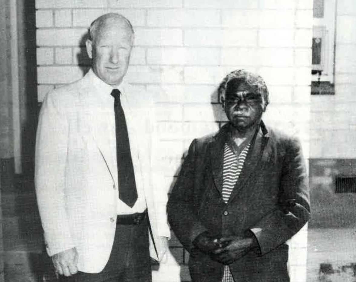 Jimmy James with Retired Detective Chief Inspector Bill Newman 