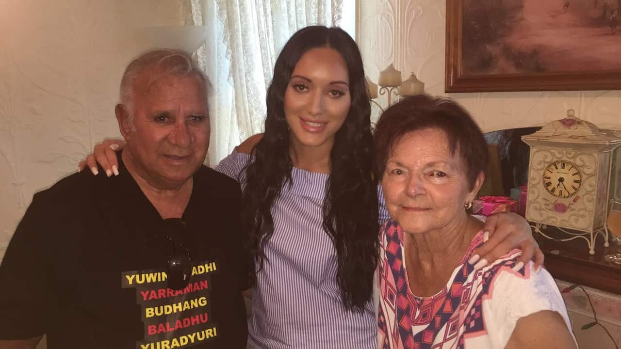Lowanna with her Nan and Pop