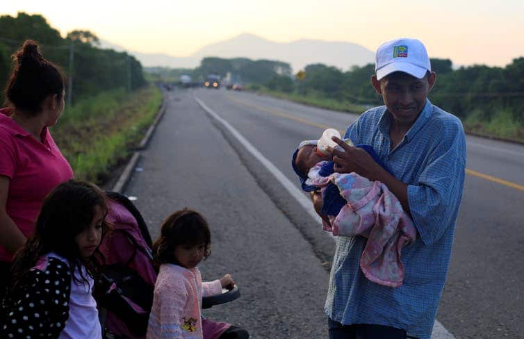 Guatemalan migrant Mexico Caravan