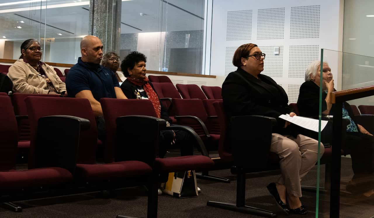 Wangkamahdla applicant watching determination hearing