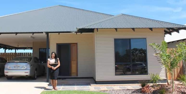 Proud home owner, Naomi Appleby. 