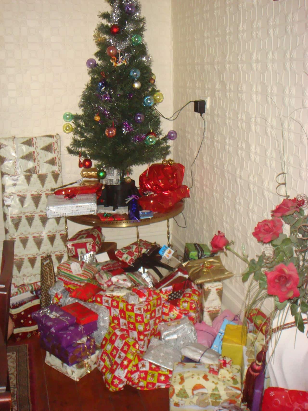 Presents at Grant family Christmas