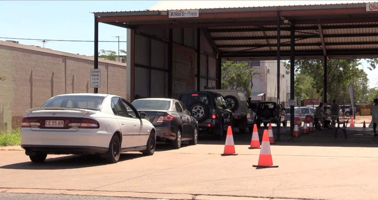 a drive in testing clinic in tennant creek