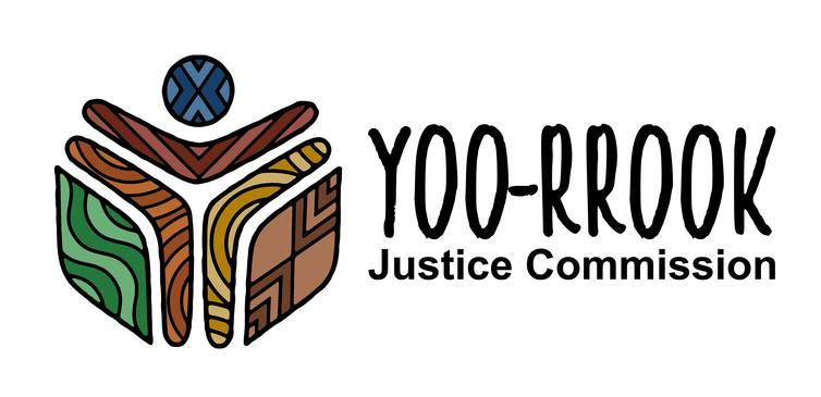 The Yoo-rrook Justice Commission logo.