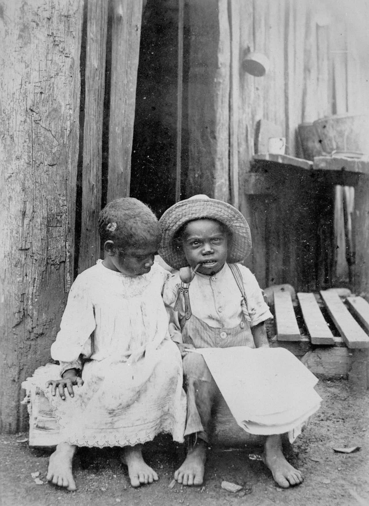 South Sea Islander children near Innisfail, c. 1903