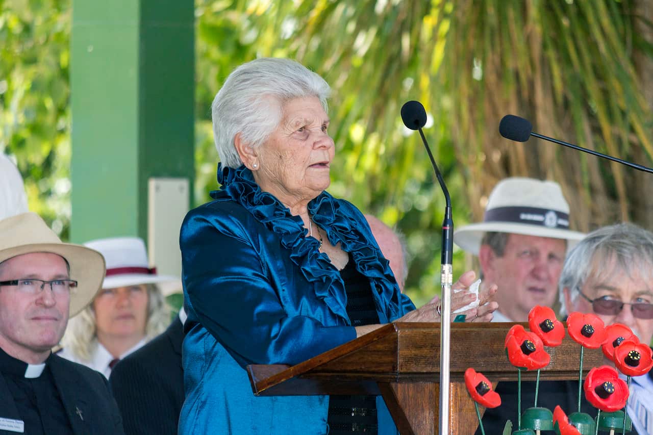 Wiradjuri Elder, Aunty Isobel Reid gives a Welcome to Country in NSW.