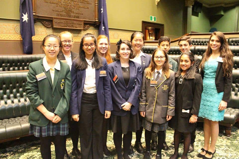 Members of the NSW Youth Parliament 2016