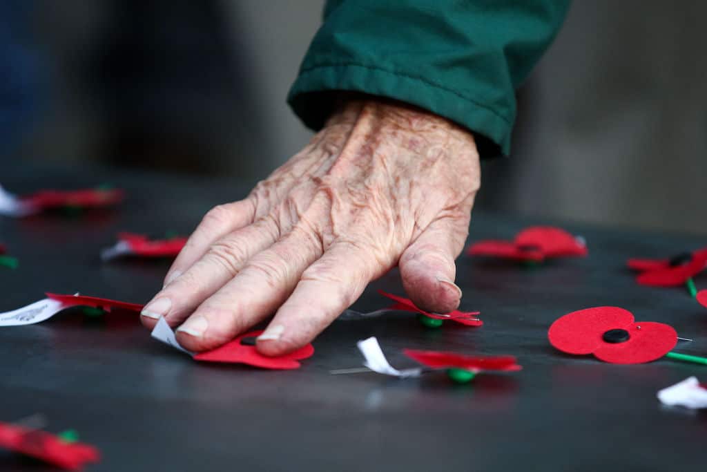 The poppy goes into the ground on ANZAC Day and bursts out of it for the commemoration of Armistice, of which it is a well-known symbol.