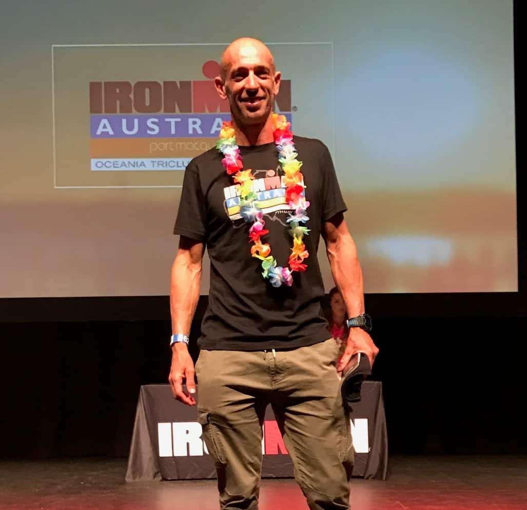 Anibal Juncal after qualifying for the ironman world championships