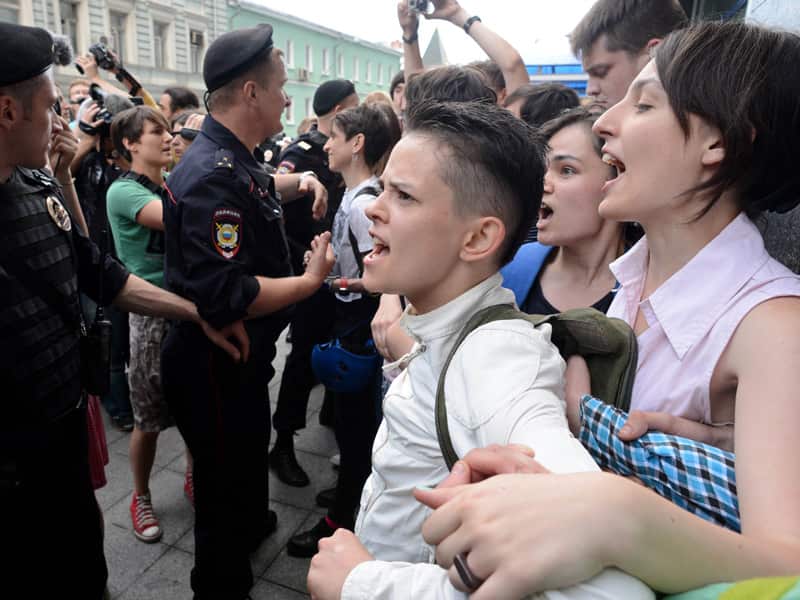 A nutrition store in Russia refused to hire a man because of his “excessive grooming and provocative clothing”