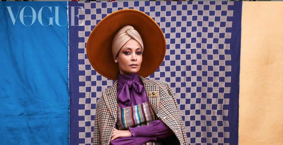Thandiwe Newton in British Vogue