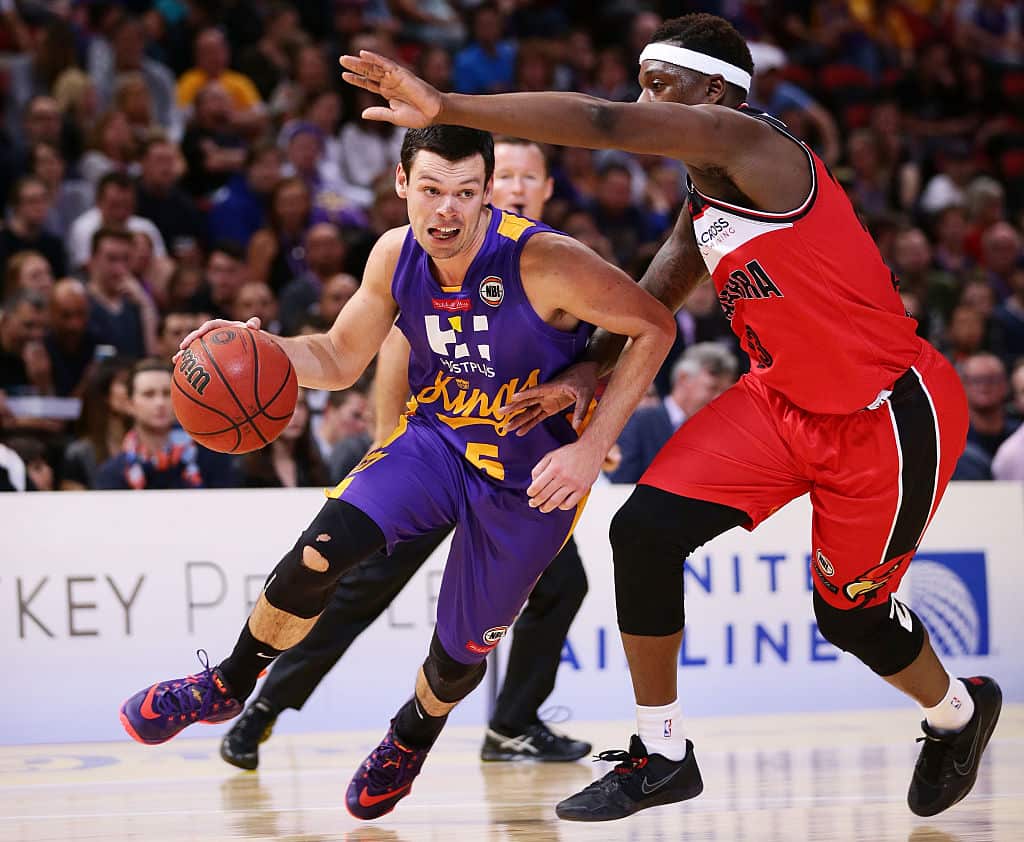Jason Cadee in action for the Sydney Kings