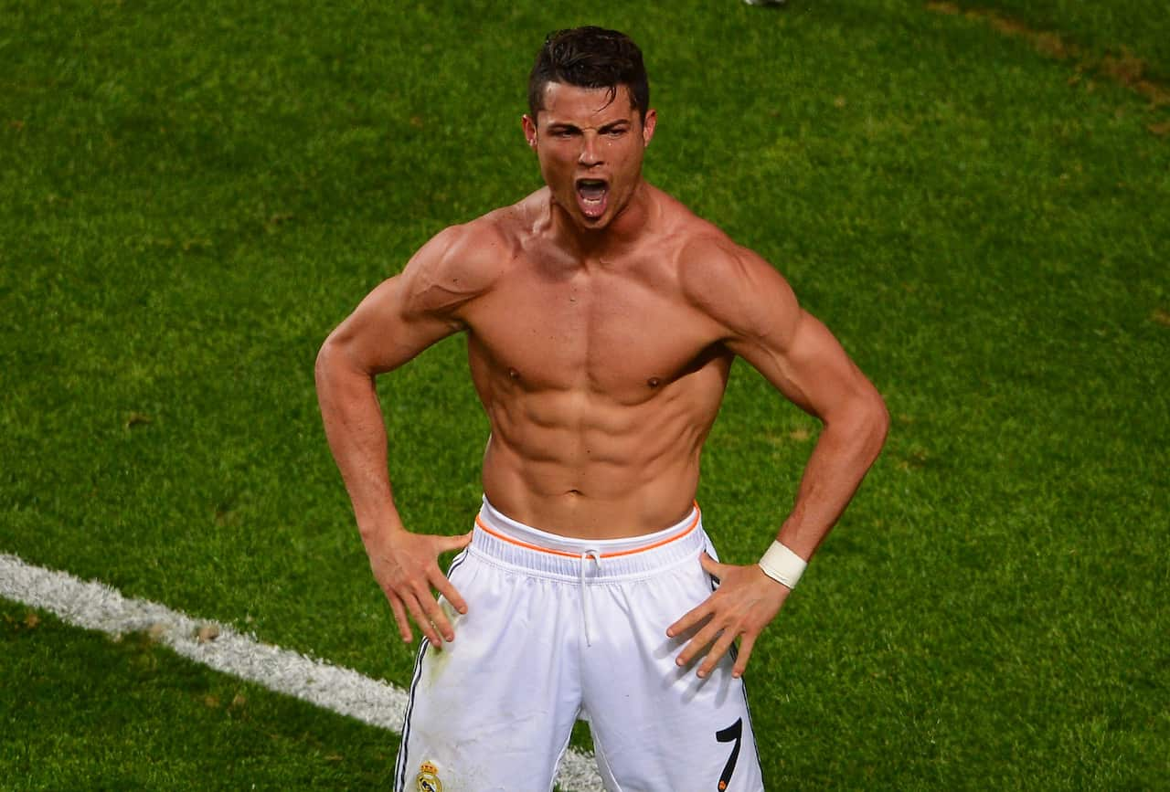 Cristiano Ronaldo is ripped