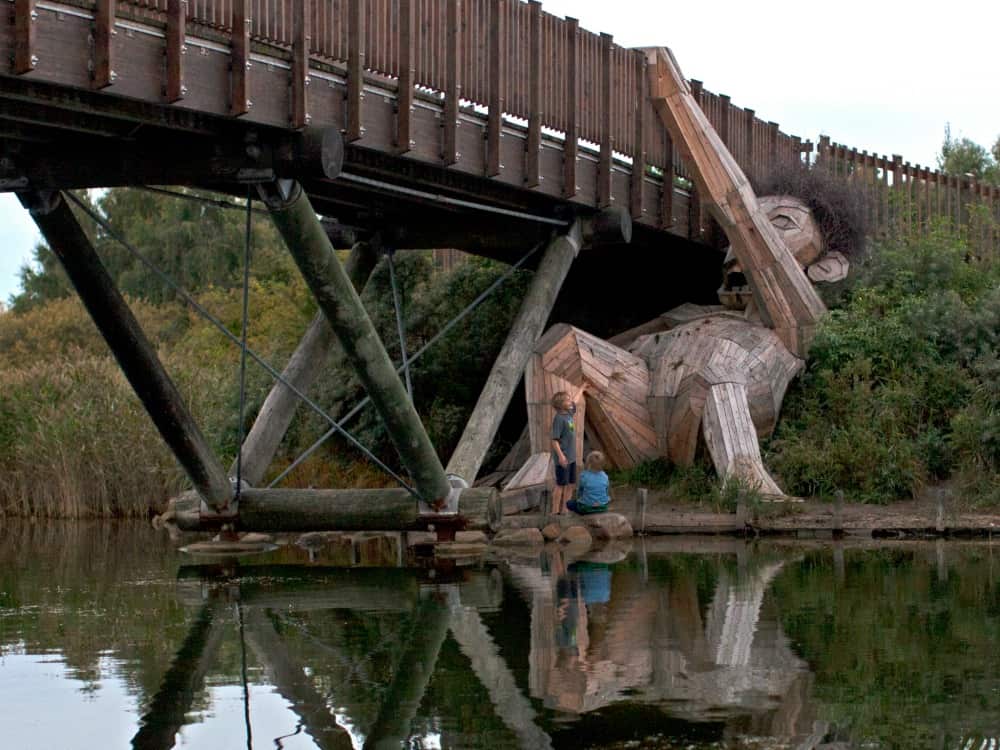 One of the Six Forgotten Giants by Thomas Dambo.
