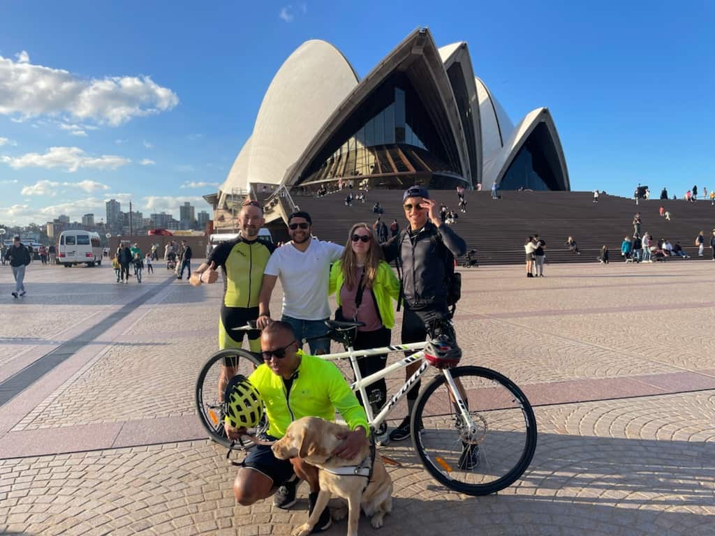 Ride for Guide team arrived in Sydney 2 days ahead of schedule