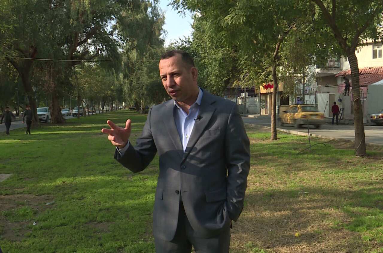  Jihadism expert Iraqi Hisham al-Hashemi speaking during an interview in Baghdad. 