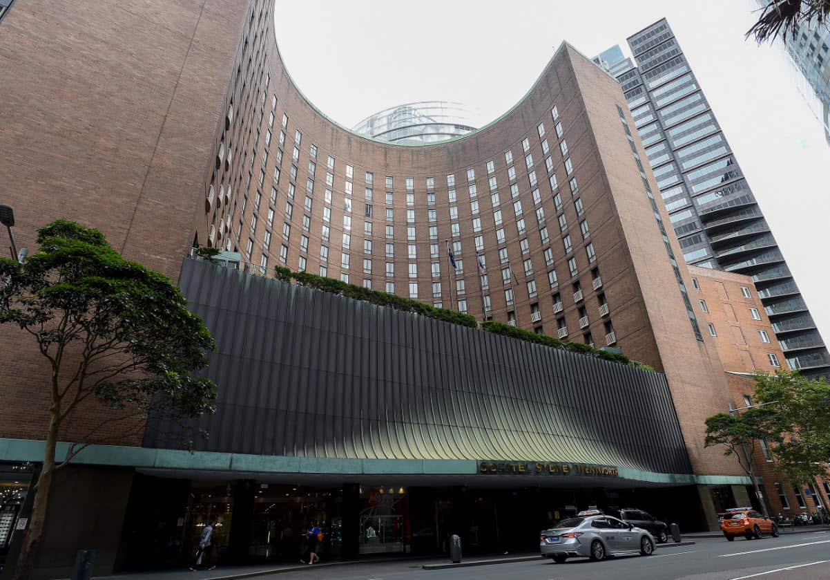 A general view of the Sydney Sofitel Wentworth Hotel in Sydney.