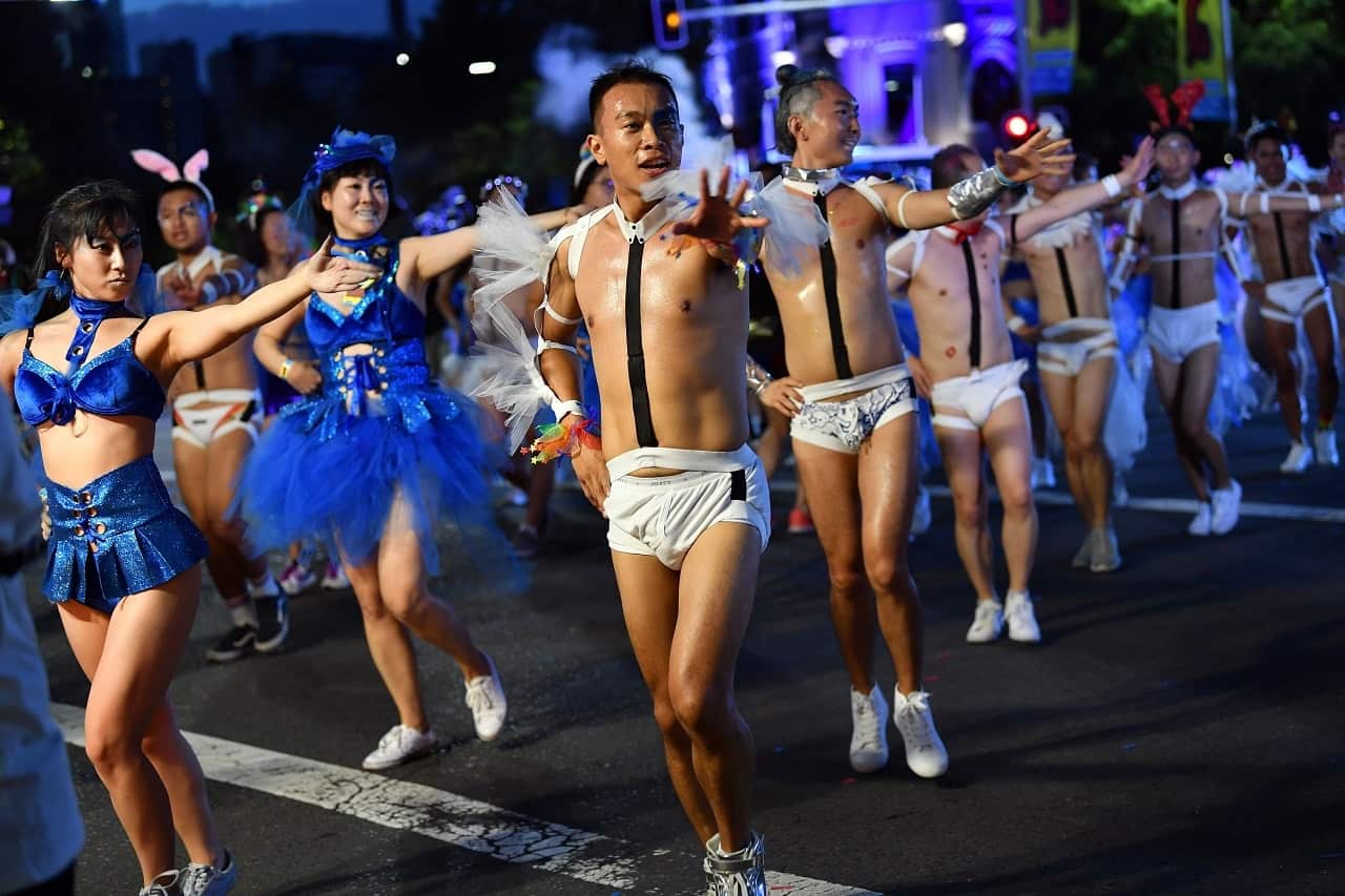 Oxford Street during the 2019 parade.