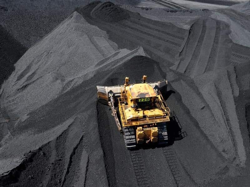 Coal at the RG Tanner Coal Terminal in Gladstone