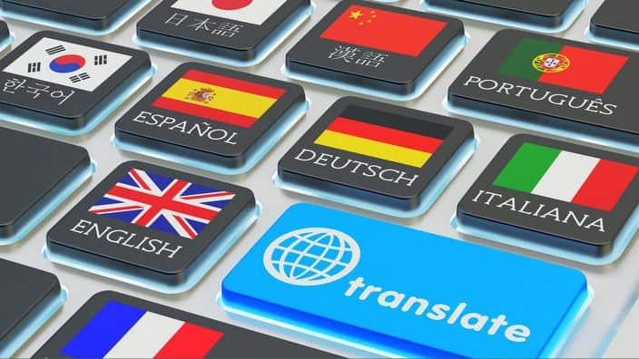 Different languages