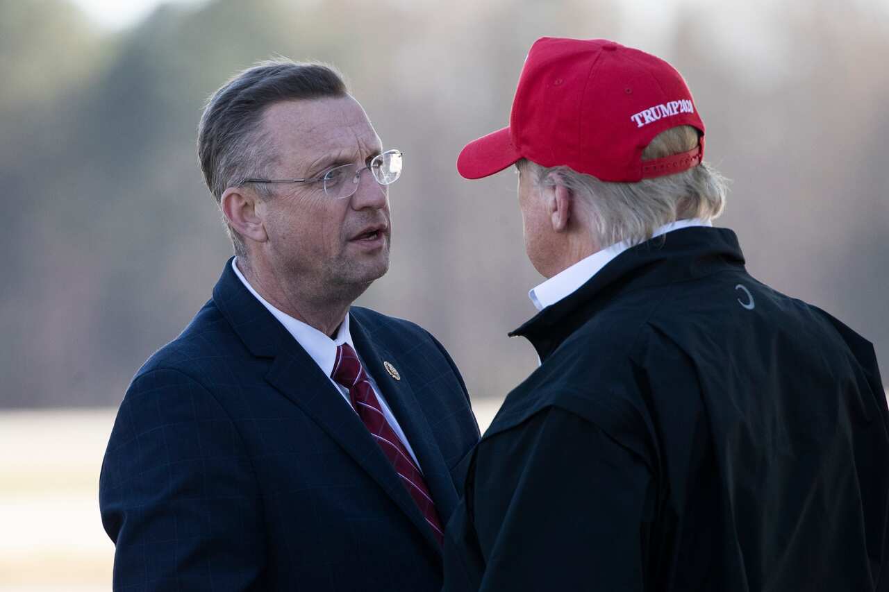 Representative Doug Collins, now in self-quarantine, had close contact with President Donald Trump on Friday, 6 March, 2020.