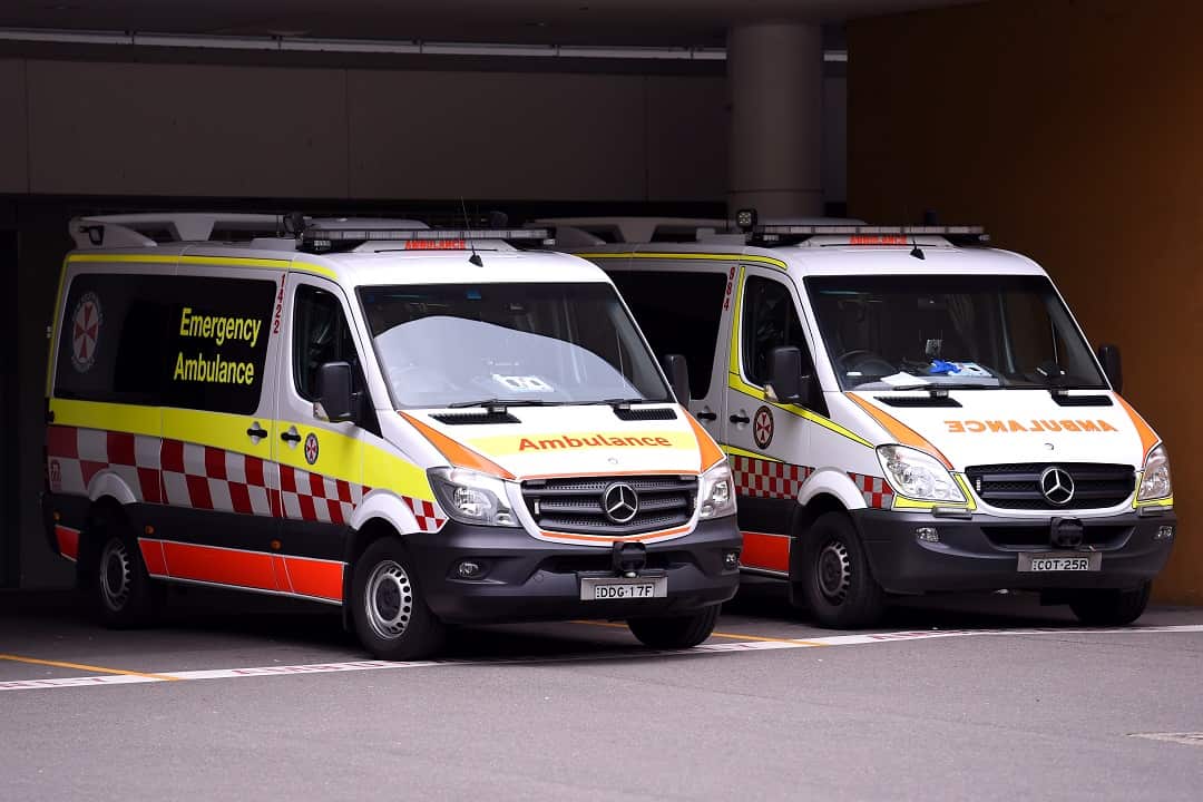 Seven people have reportedly been injured, including children, after a car crashes onto a Sydney school.