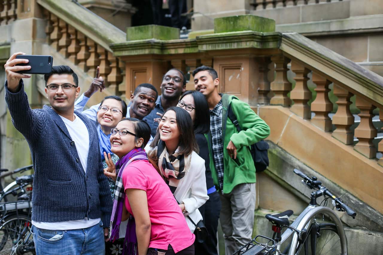 Town Hall, Sydney - 27th June 2017. International Student Ambassadors hang out around Town Hall. (Model releases: ER20170627-International Students -00745, 00746, 00747, 00748, 00749, 00750, 00751, 00752)