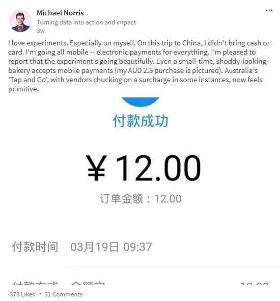 LinkedIn post